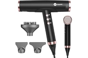 slopehill Professional Hair Dryer, Ionic Hair Dryer with Diffuser, Lightweight Compact Powerful & Fast Salon Blow Dryer with 