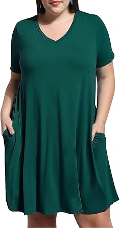 plus size t shirt swing dress