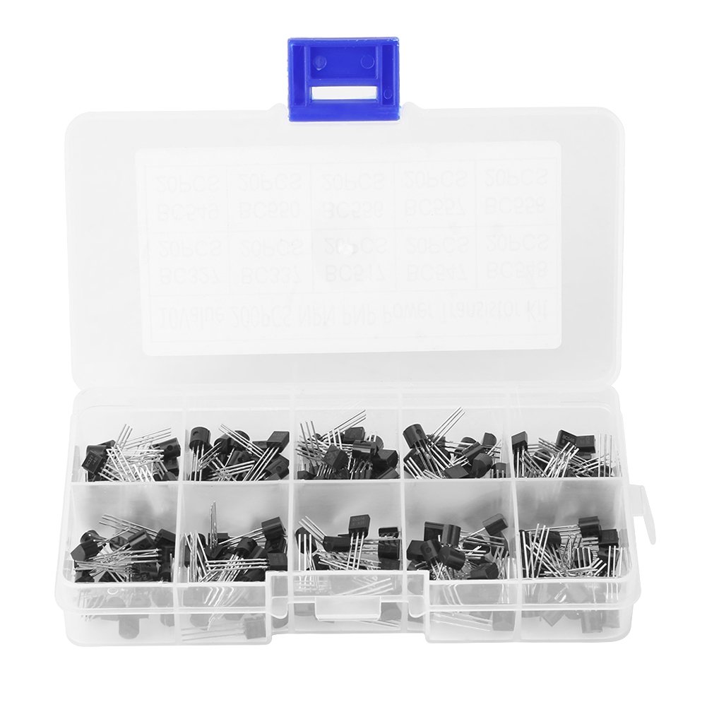 Network Attached Storage, 200pcs 10 Values NPN PNP Power General Purpose Transistors Assortment Kit TO-92 BC327-BC558