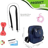 COOWONE Waterproof Dog Walking Bag Crossbody Treat Pouch view 7