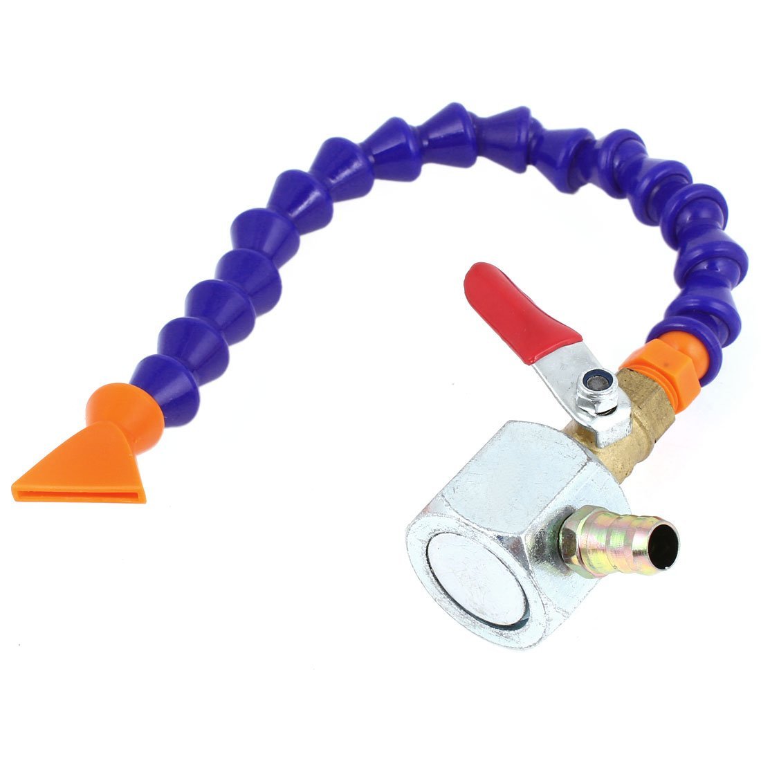 Sourcingmap 1/4PT Thread Dia Adjustable Magnetic Base Coolant Oil Water Hose Pipe