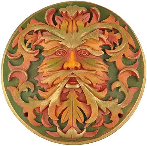 Mythic Images Green Man Plaque - Autumn by Oberon Zell
