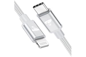 iPhone Charger [Apple MFi Certified] USB C to Lightning Cable 6FT Fast Charging Type C to Lightning Cable Nylon Braided iPhon