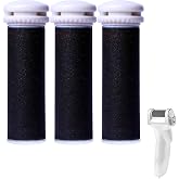 3 Pack Replacement Roller Refills Head Compatible with Emjoi Micro Pedi Callus Remover, Micro Pedi Replacement Rollers, Ideal for Feet Pedicure Accessories