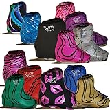 Ice Skate Boot Cover VCBC01 by Victoria's Challenge red pink royal