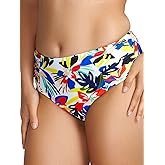 Panache Women's Standard Anya Riva Print Gathered Bikini Bottom