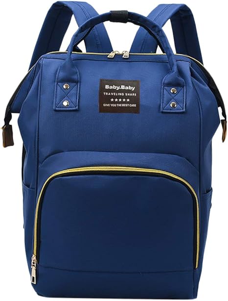 amazon co jp マザーズバッグ バックパック 多機能 旅行 おむつバッグ ママ向けおむつバッグ 大容量 濃紺 ホビー