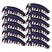 RoryTory 11pc Set Neoprene Zippered Golf Iron Mens Head Covers - Red/White/Blue
