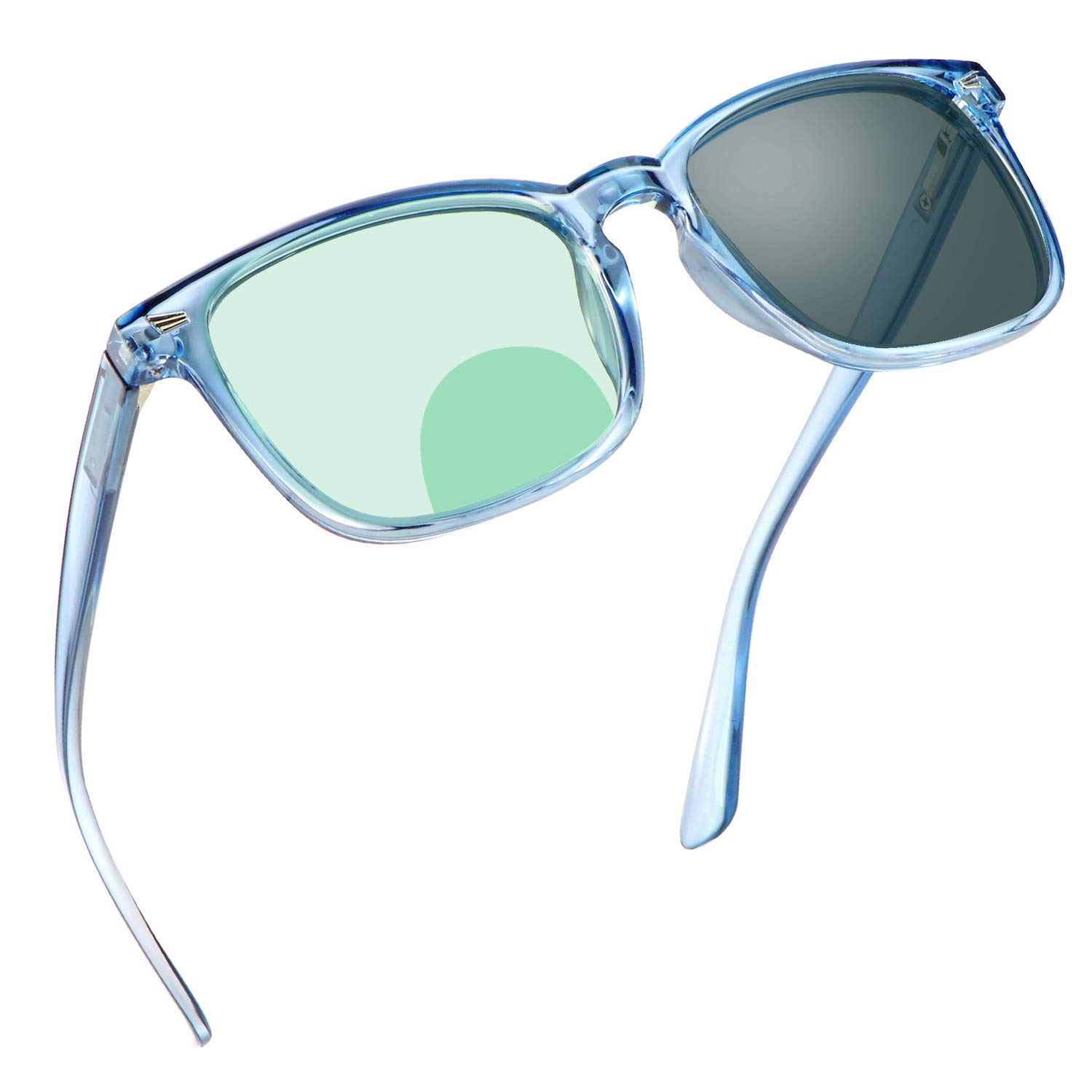 Photo 1 of YEIN Bifocal Reading Glasses, Photochromic Gray Sunglasses, 0.00/+1.75 Magnification for Men/Women