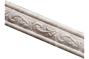 ALLOYSEED 90"x 1.6" Self Adhesive Flexible Foam Molding Trim, Diamond Painting Frame Edge Decoration, 3D Sticky Decorative Wall Waist Lines Wallpaper Border for Home, Office, Hotel DIY Decoration (Grey)