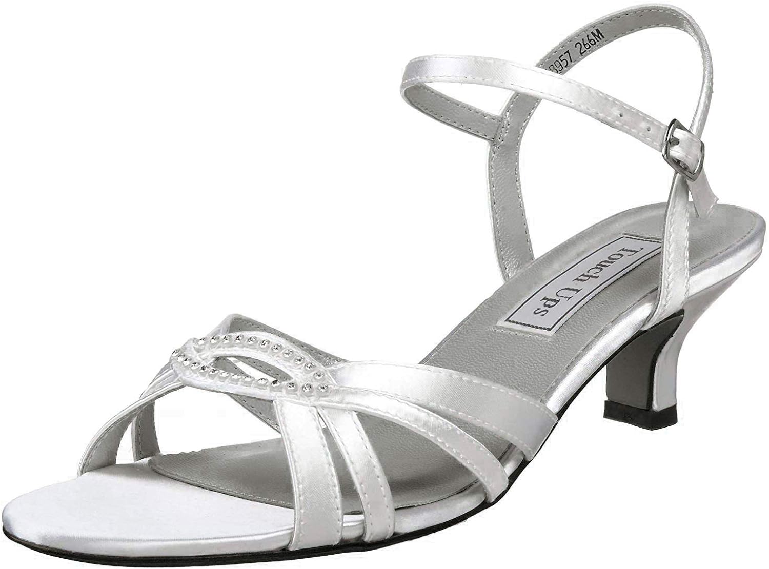 cushion walk silver sandals