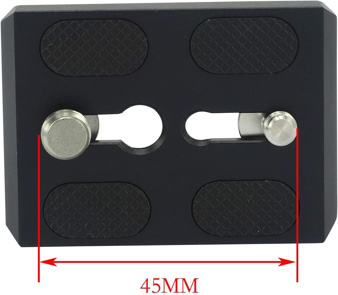 Haoge HQR-SC-N Quick Release Plate for Sachtler Video DV8/100 DV10 DV10 5+5 FSB6T FSB8TFSB-10T Tripod Fluid Head replace Touch & Go Plate S compatible Canon EF 600mm f/4L is III USM Lens foot - Image 5