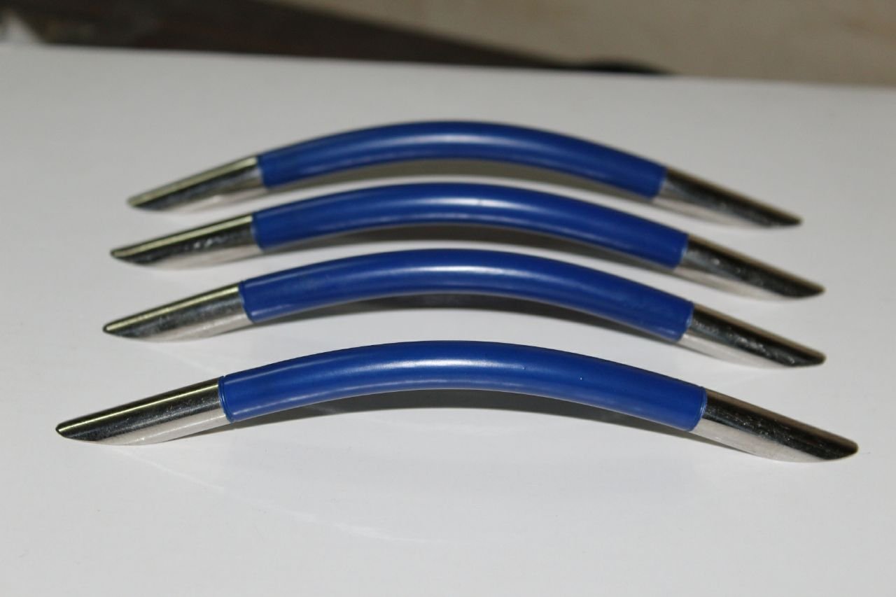 Kt Hardware Solutions Unique Two Toned Drawer Cabinet Pulls Blue