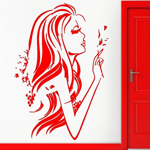 xingbuxin Elegante Chica de Moda Tatuajes de Pared Mujer Bonita ...