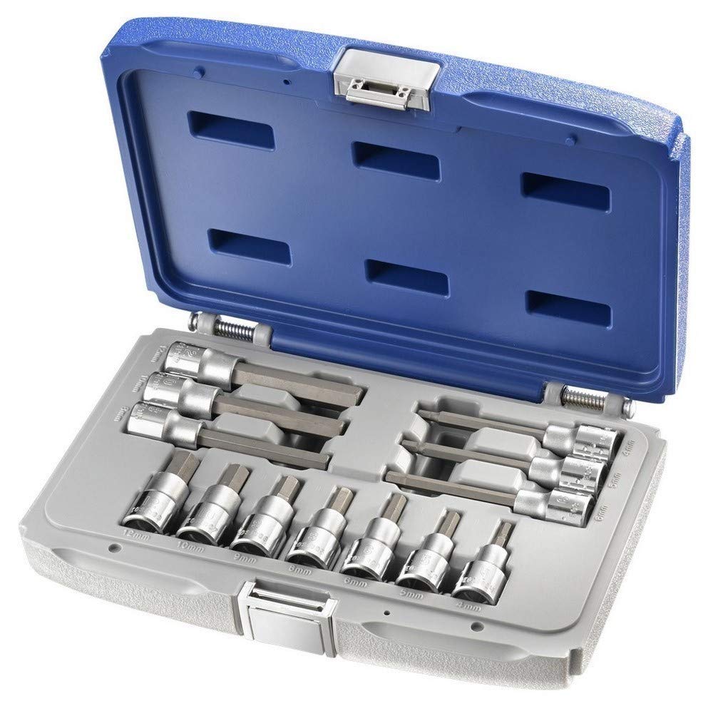 Britool E032906B 1/2-inch Hex Bit Socket Drive Set (13 Pieces)