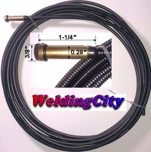 WeldingCity 2-pk TEFLON Wire Liner 42T-3545-15 15-ft for Lincoln Magnum