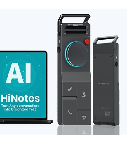Amazon.com: HiDock P1 mini AI Voice Recorder: Smart Voice Recorder