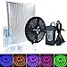 SINOU 5-Meter Waterproof Flexible Color Changing RGB SMD 5050 300 LEDs Light Strip Kit with 44 Keys IR Remote Controller,Control Box for Home Decorative