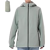 ACCNUO Rain Jacket Women Waterproof Lightweight Rain Coats for Women Raincoats With Hood for Cycling Hiking Climbing