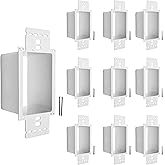 BestMounts - Electrical Power Outlet Box Extender Kit – Single Gang Box Extender - Single Receptacle Heavy Duty Plastic (10 P