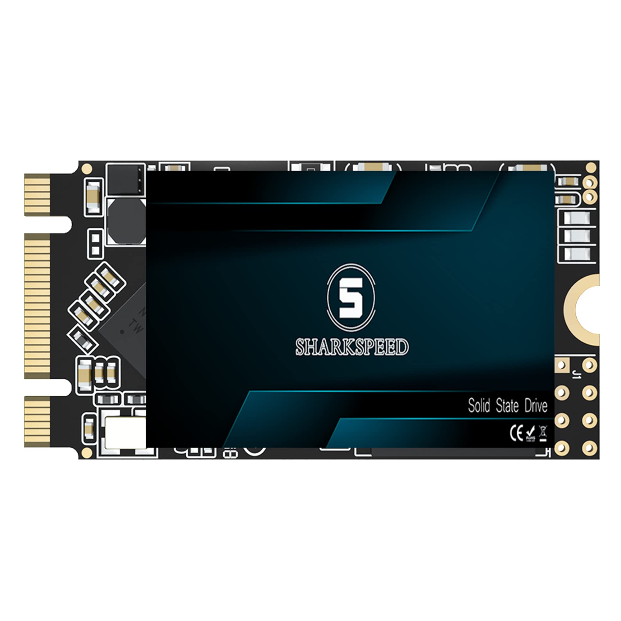 KingSpec M.2 SATA SSD, 512GB 2242 SATA III 6Gbps interne M.2 SSD, ultradünnes NGFF State Drive
