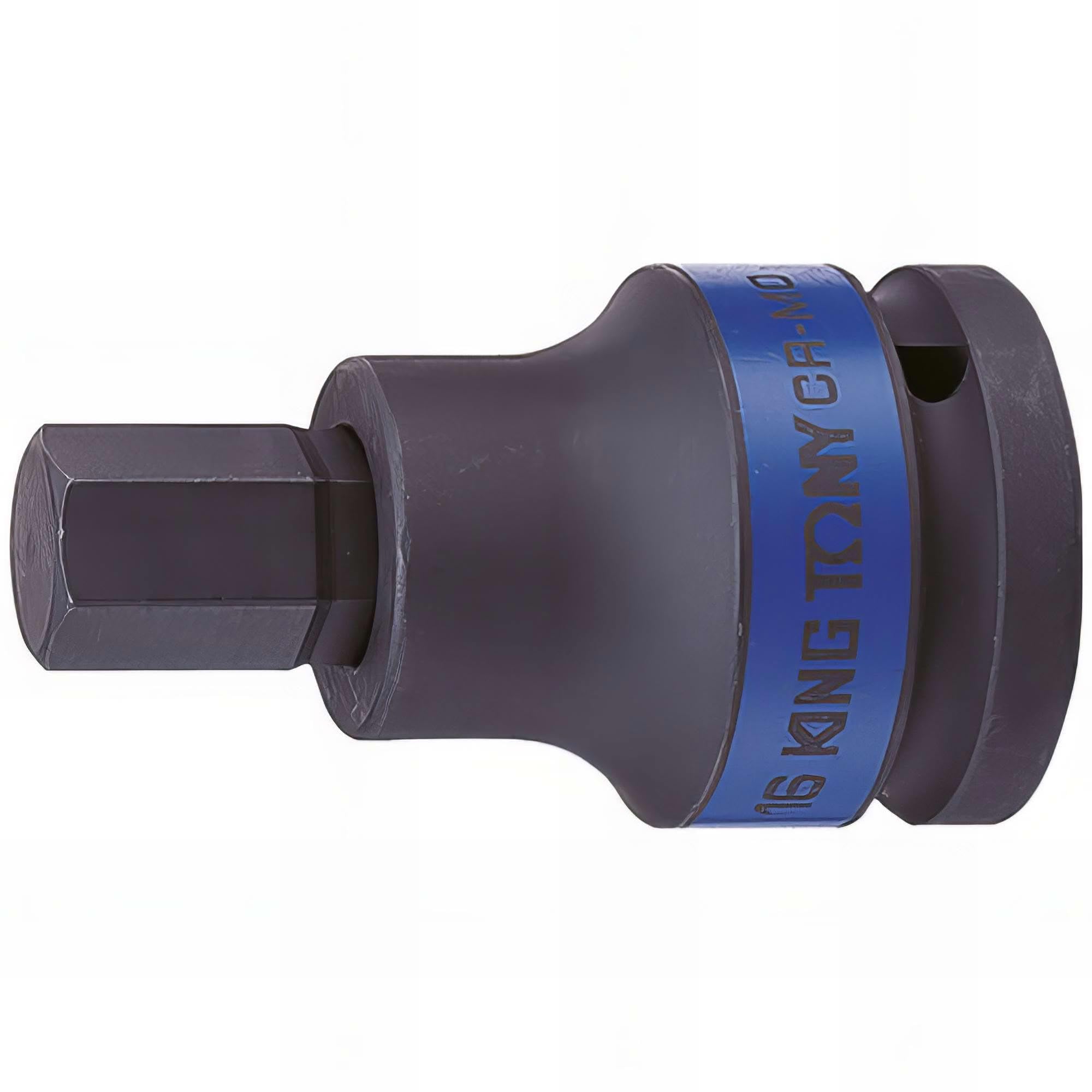 KING TONY 608514 6 Point Impact Socket, 14 x 76 mm, 3/4-inch