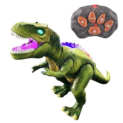 Télécommande Dinosaure Electric Jeux Enfants RC Animaux Jouets LED