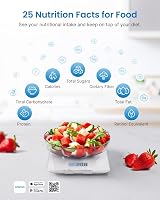 RENPHO Kitchen Scales High Precision 5000g App Database Tare 5 Units view 2