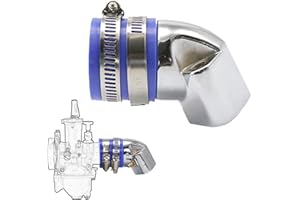 ZSDTRP Carburetor Intake Manifold Adapter for GY6 125/150cc 152QMI 157QMJ 4-Stroke Scooter Moped ATV Go Kart Motorcycle(B)