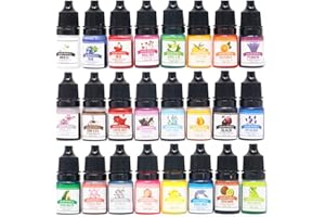 Candle Dye - 24 Colors Candle Dye for Soy Candle Making, Oil Based Dye for Candle Wax, High Concentration Liquid Candle Color