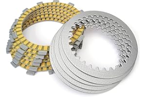 AHYYLKLPER 21441-42A00 Friction Clutch Plates Disc Fit For Suzuki 21441-25C01 21441-13A01 21441-13A00 21451-19A00 21451-28000