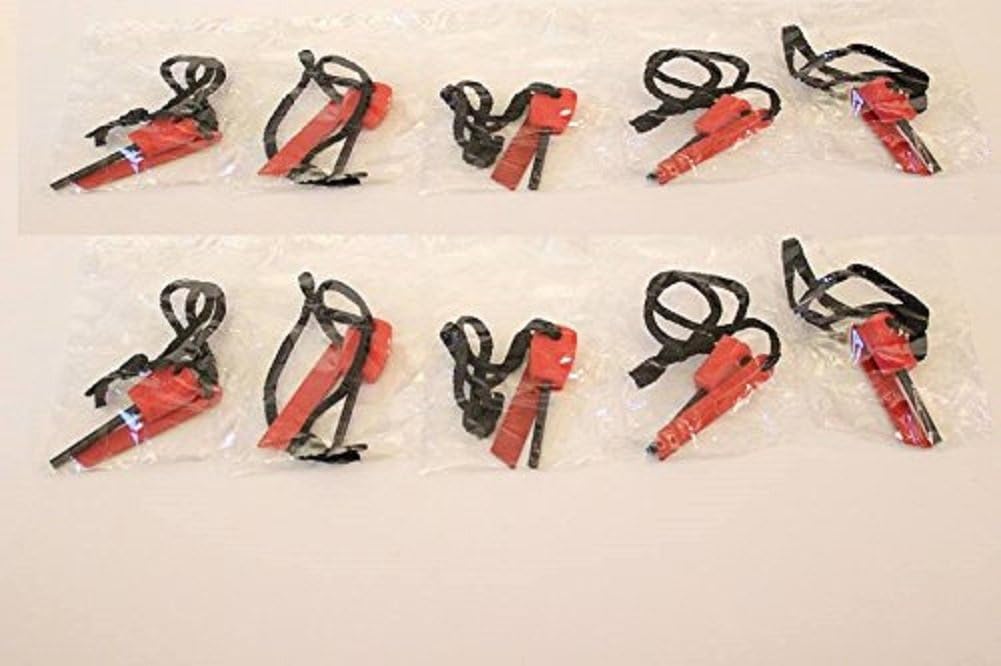 PuriTEST Brand LOT of 10 Easy to USE Magnesium Flint FIRE Starters Great Wilderness Campfires