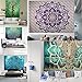 oenbopo Wall Hanging Tapestry Indian Traditional Hippie Mandala Bohemian Magical Tapestry Wall Art, Dorm Decor Living Room Hippie Hippy Wall Hanging Tapestry,Bedspread, Beach Throw Sun Shawl Scarf