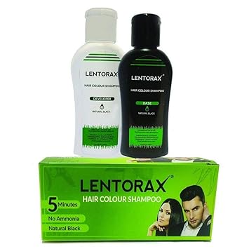 LENTORAX Hair Color 60 ml - (Pack of 3)