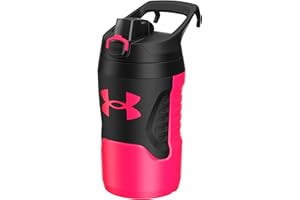 Under Armour Sports Water Jug, 32 oz Insulated Water Bottle w/Handle, Fence Hook, Leak Resistant, Baseball, Football & More