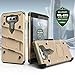 LG V20 Case, Zizo [Bolt Series] with FREE [LG V20 Screen Protector] Kickstand [12 ft. Military Grade Drop Tested] Holster Belt Clip - Case for LG V20