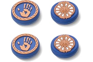 PS5 Controller Thumb Grips, Soft Silicone Joystick Covers Compatible with Nintendo Switch Pro Controller, PS4, PS5, Xbox Cont