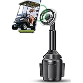 ICARMOUNT Golf Cart Phone Holder, Strong Magnetic Cup Holder Cell Phone Mount for iPhone 17 16 15 14 13 12, Golf Cart Accessories for EZGO/Club Car/Yamaha/Icon, Golfer Gifts for Men Women (MagSafe)