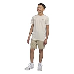 Hurley Boys' H20-Dri Pull On Shorts, Khaki, 7