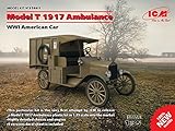 PLASTIC MODEL KIT MODEL T 1917 AMBULANCE, WWI AMERICAN CAR 1/35 ICM 35661