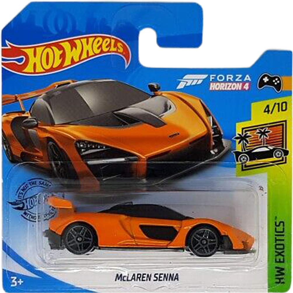 Hot Wheels Mclaren Senna HW Exotics 4/10 162/250 Long Card 2019