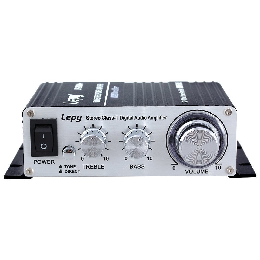 Amplificateur Audio Stéréo LEPY LP-V3S 25Wx2 - Pour Voiture, PC, Maison - Avec Adaptateur Secteur EU 3A