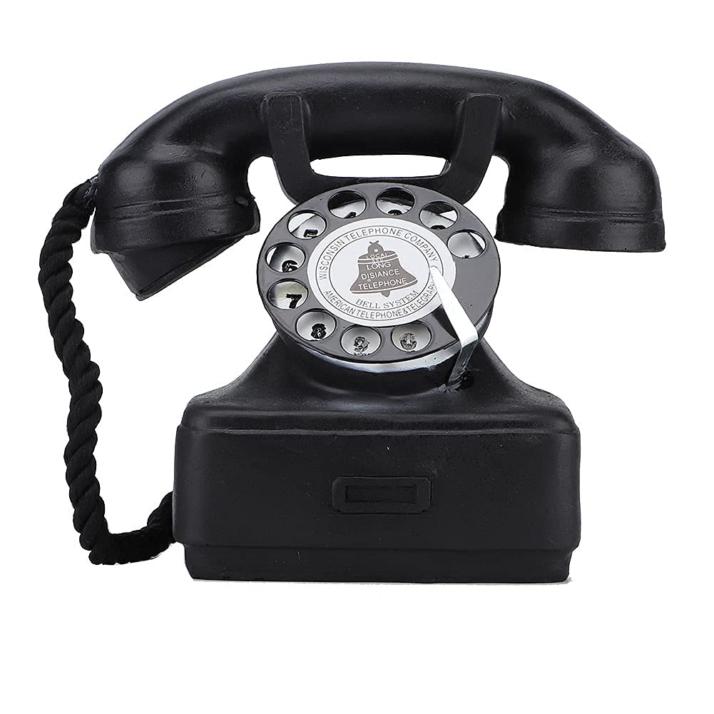 Alvinlite Retro Design Landline Phone Prop,Multi Function Antique Phone Prop for Home and Office Decoration,Photograph Props