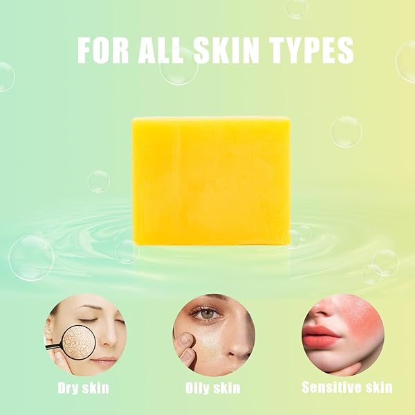 3 PACK TURMERIC SOAP BAR FOR FACE & BODY CLEANSER, ALL NATURAL TURMERIC SOAP, ORGANIC HANDMADE TUMERIC SOAP BAR, GENTLE TURMERIC FACE SOAP, SMOOTH SKIN AND MOISTURIZING – FOR ALL SKIN TYPES, 3.53OZ