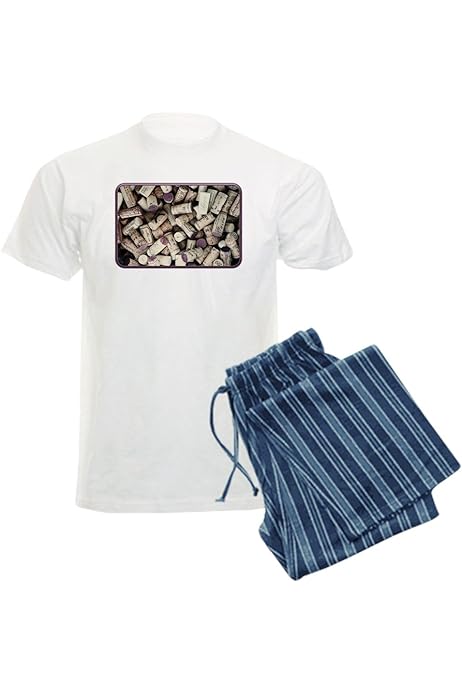 CafePress Pug Pals Men's Light Pajamas Men's Light Loungewear Set