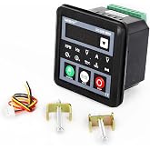 Generator Controller DC20D Genset Controller Automatic Generator Start Controller Module Electronic Diesel Gasoline Engine Generator Controller Micro-Computer Control LED Display
