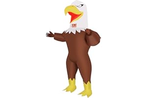 M MH ZONE Inflatable Eagle Costume for Adult(Kids) Funny Halloween Costumes Cosplay Fantasy Blow up Costume