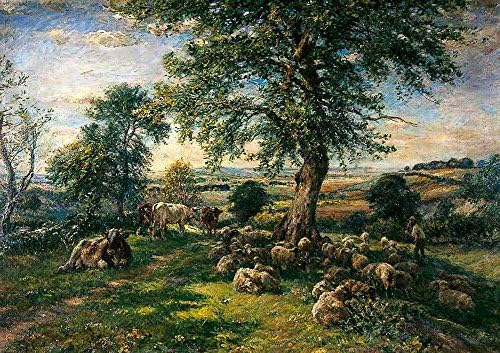 Hill And Dale by William Mark Fisher 30" x 24" Oil on Canvas Art Reproduction Painting