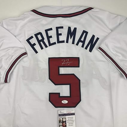 freddie freeman signed jersey
