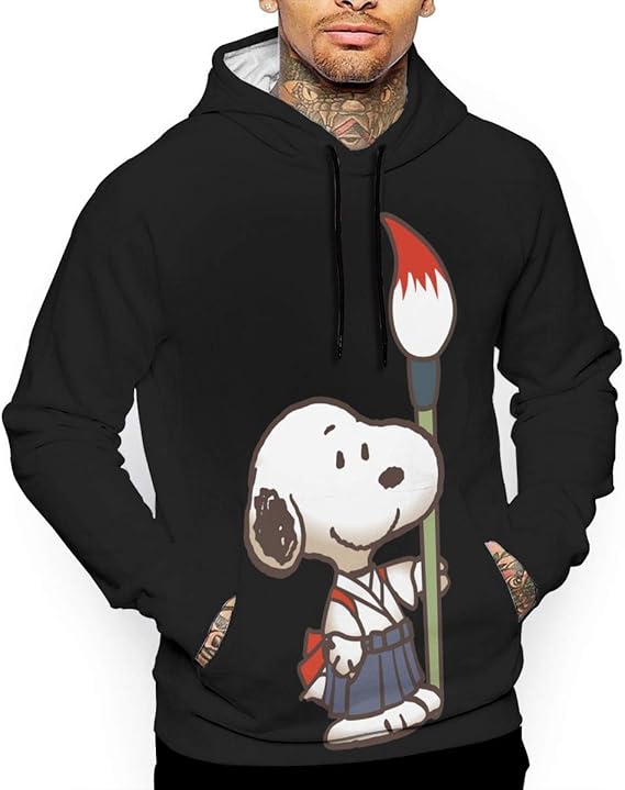 Amazon Co Jp 北欧風 スヌーピー 4 メンズ 長袖 Tシャツ カジュアル おしゃれ フード付き トップス 春 秋 冬服 メンズ おおきいサイズ 長袖 メンズファッション 服 ファッション小物
